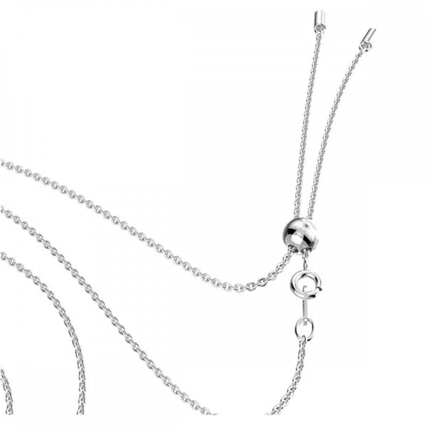 Swarovski Generation Triple Stone Set Interlocking Circle Necklace