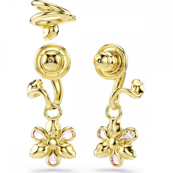 Swarovski Idyllia Flower Ear Drops & Ear Cuff