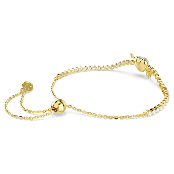 Swarovski Idyllia Gold Tone Heart & Arrow Adjustable Bracelet