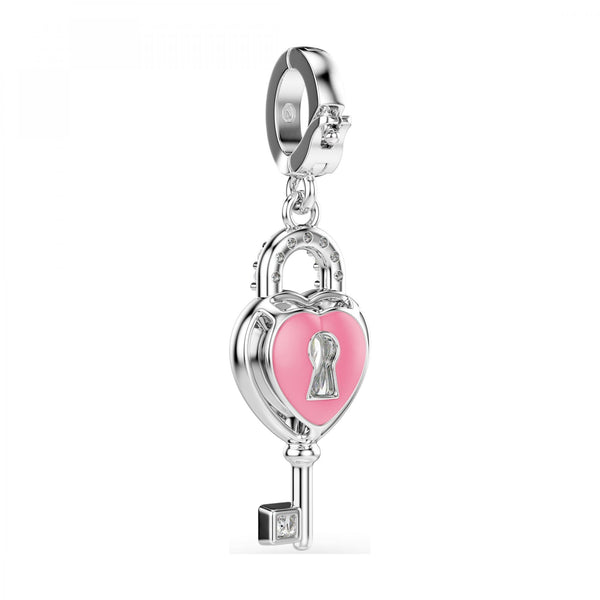 Swarovski Idyllia Heart & Key Charm Pendant