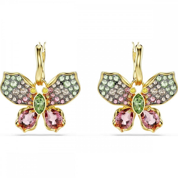 Swarovski Idyllia Mixed Cut Multicoloured Butterfly Earrings