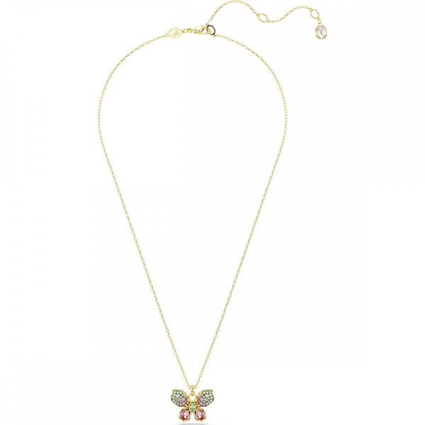 Swarovski Idyllia Mixed Cut Multicoloured Butterfly Necklace