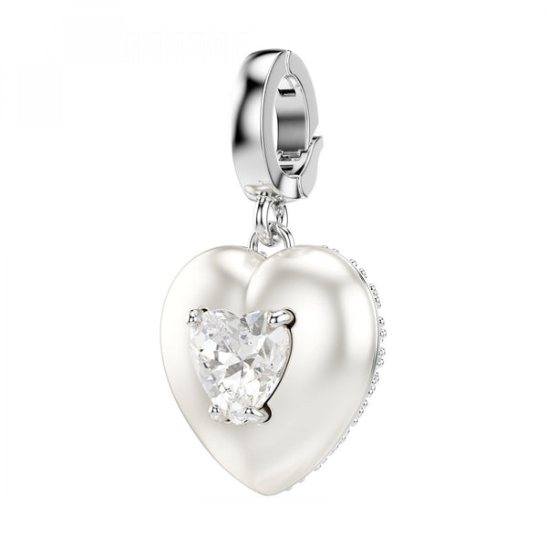 Swarovski Idyllia Pearl Heart Charm Pendant