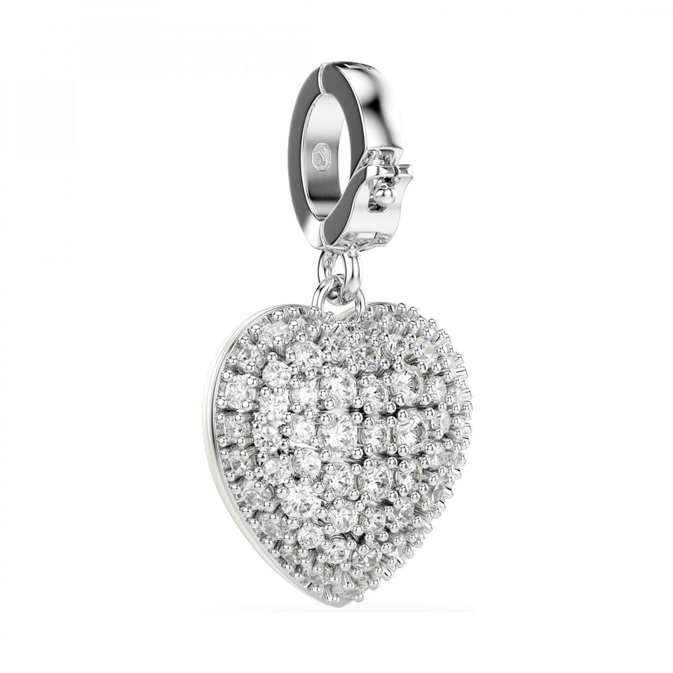 Swarovski Idyllia Pearl Heart Charm Pendant