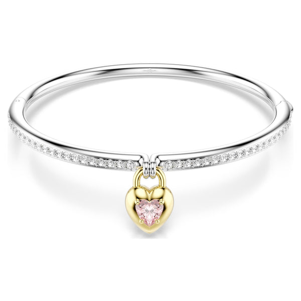 Swarovski Idyllia Pink Stone Heart Bangle