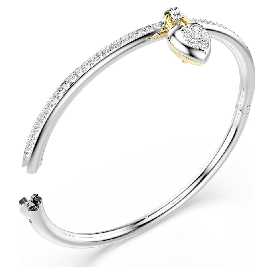 Swarovski Idyllia Pink Stone Heart Bangle
