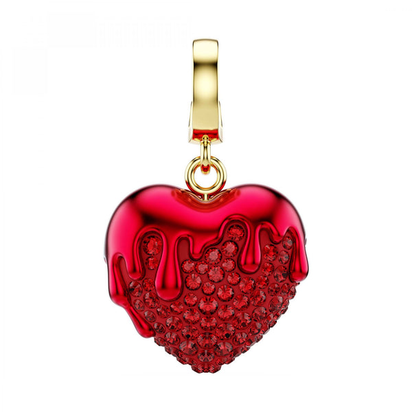 Swarovski Idyllia Red Stone Set Heart Charm Pendant