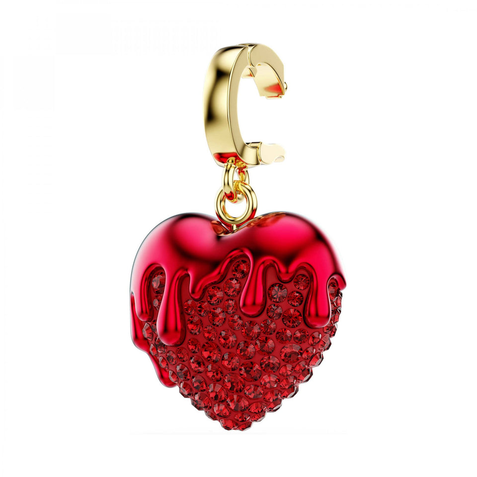 Swarovski Idyllia Red Stone Set Heart Charm Pendant