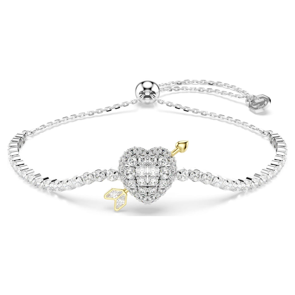 Swarovski Idyllia Stone Set Heart & Arrow Adjustable Bracelet