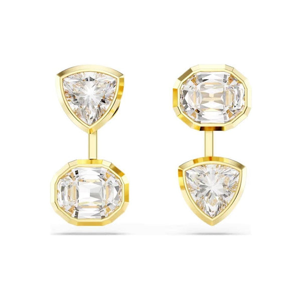 Swarovski Imber Mixed Cut Gold Plated Earring Jackets