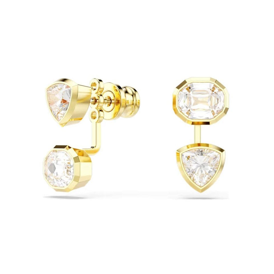 Swarovski Imber Mixed Cut Gold Plated Earring Jackets