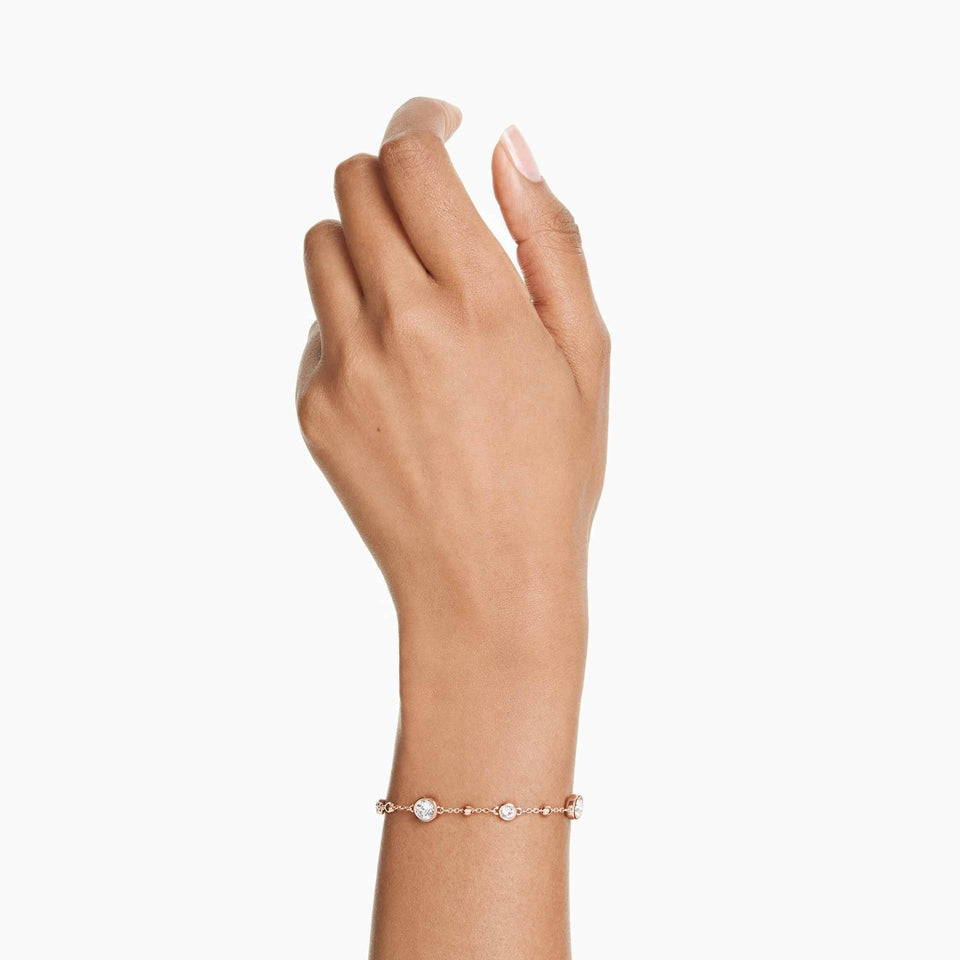 Swarovski Imber Rose Tone Circles Bracelet