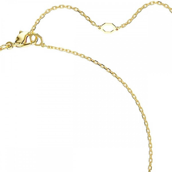 Swarovski Imber Round Cut Gold Plated Stone Set Necklace