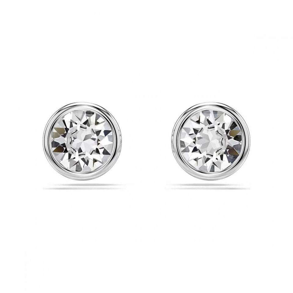 Swarovski Imber Round Cut Stone Set Stud Earrings