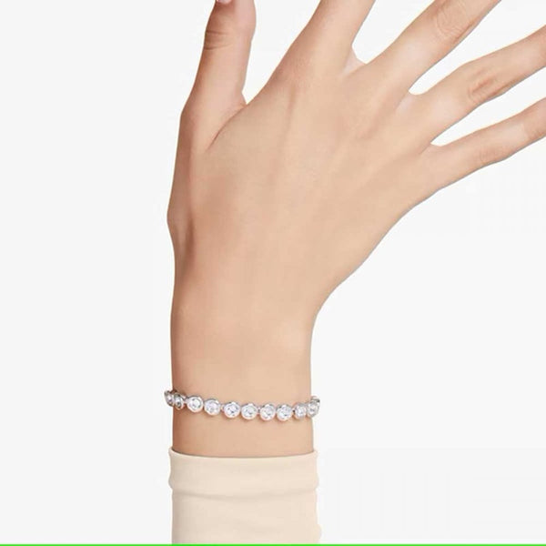 Swarovski Imber Round Cut Stone Set Tennis Bracelet