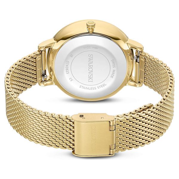 Swarovski Ladies Clarica Gold Tone Watch