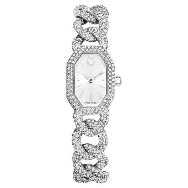 Swarovski Ladies Dexter Silver Tone Chain Watch