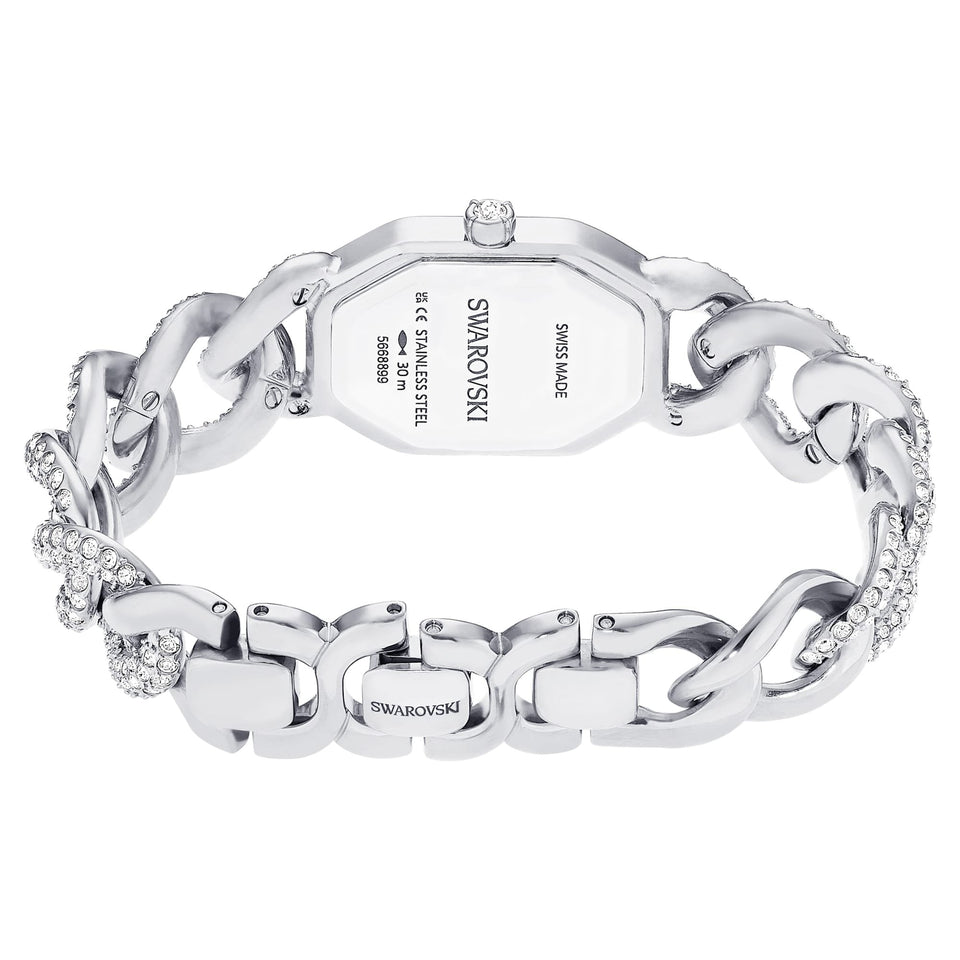 Swarovski Ladies Dexter Silver Tone Chain Watch