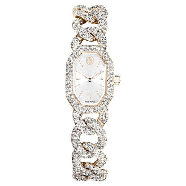 Swarovski Ladies Dextera Champagne Gold Tone Chain Watch