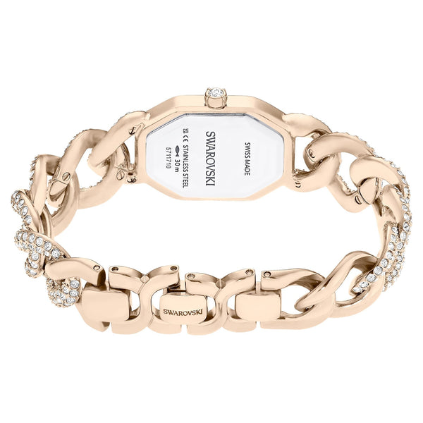 Swarovski Ladies Dextera Champagne Gold Tone Chain Watch