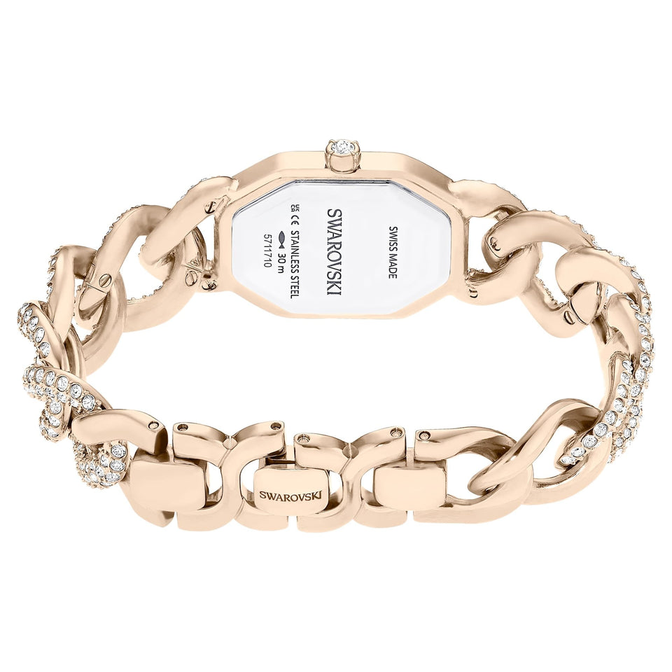 Swarovski Ladies Dextera Champagne Gold Tone Chain Watch