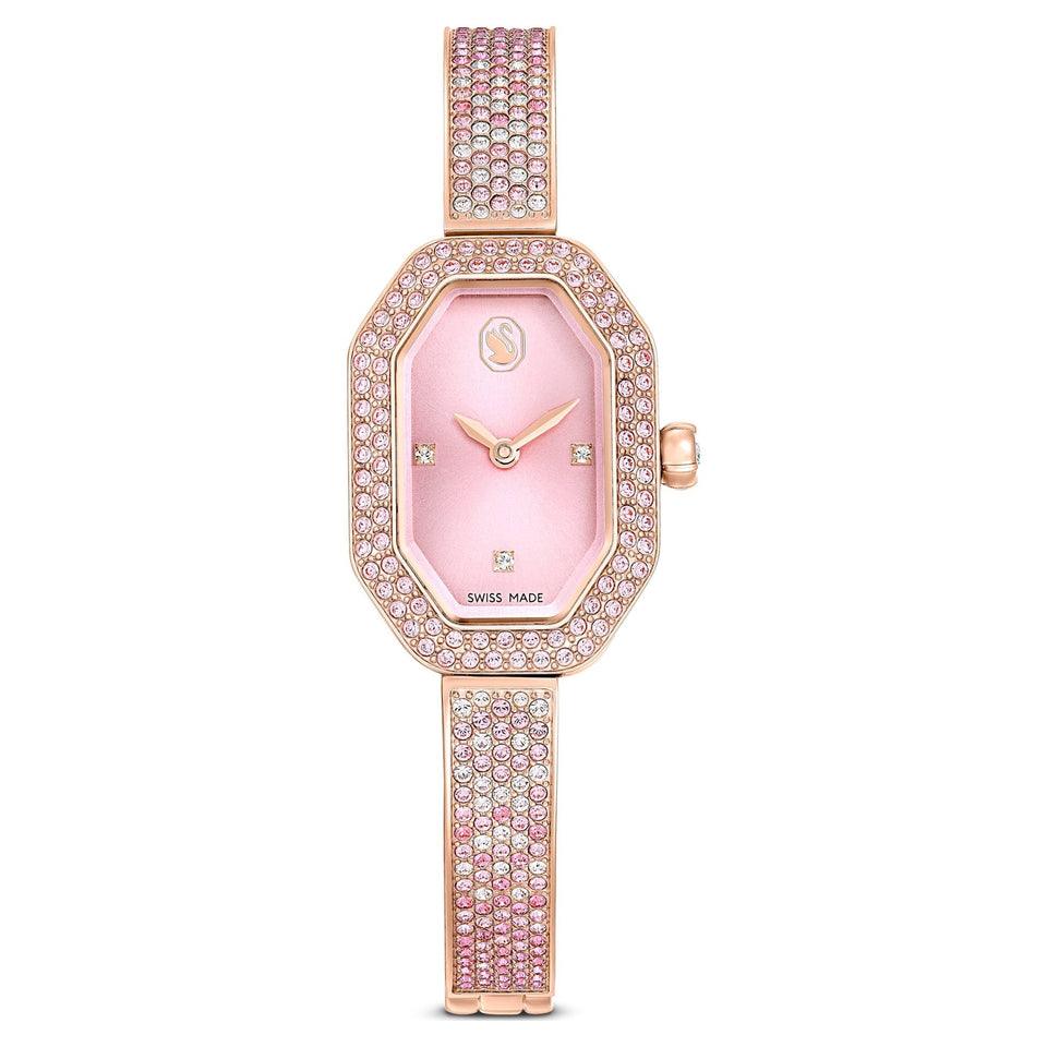 Swarovski Ladies Dextera Pink & Rose Stone Set Watch