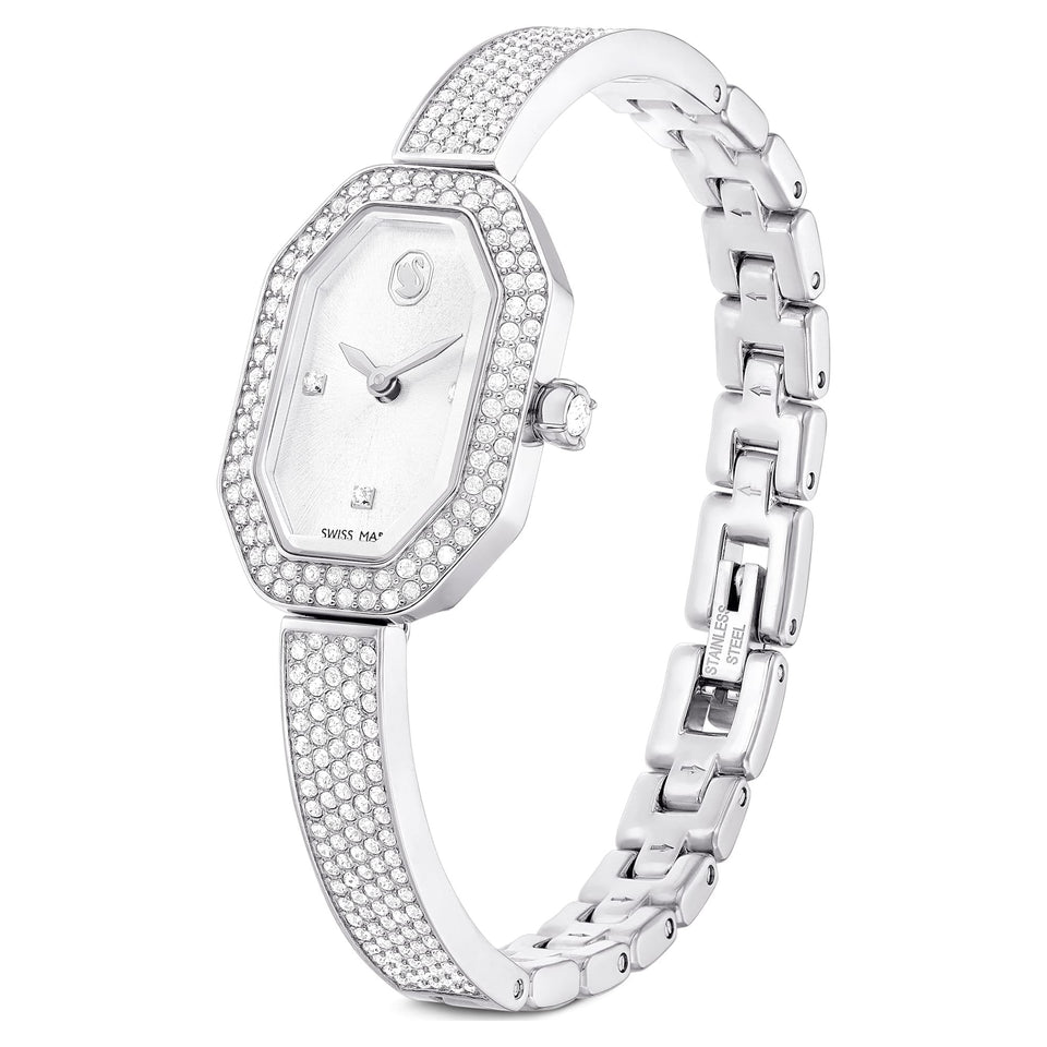 Swarovski Ladies Dextera Stone Set Bangle Watch