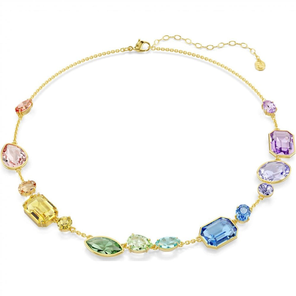 Swarovski Ladies Gema Mixed Cuts Multicoloured Choker Necklace