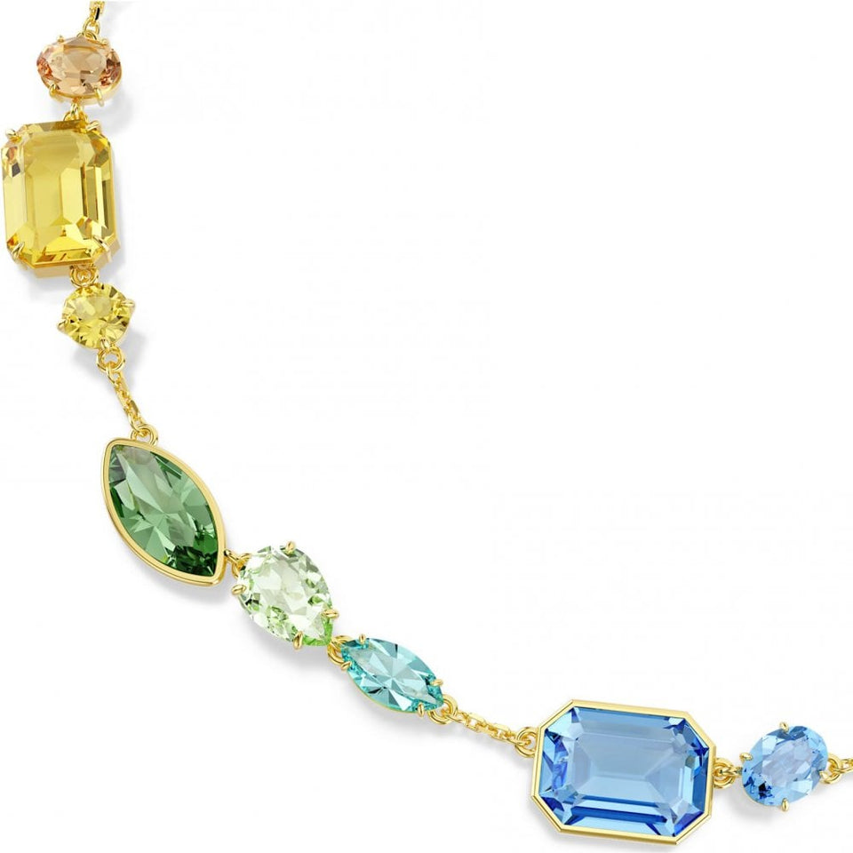Swarovski Ladies Gema Mixed Cuts Multicoloured Choker Necklace