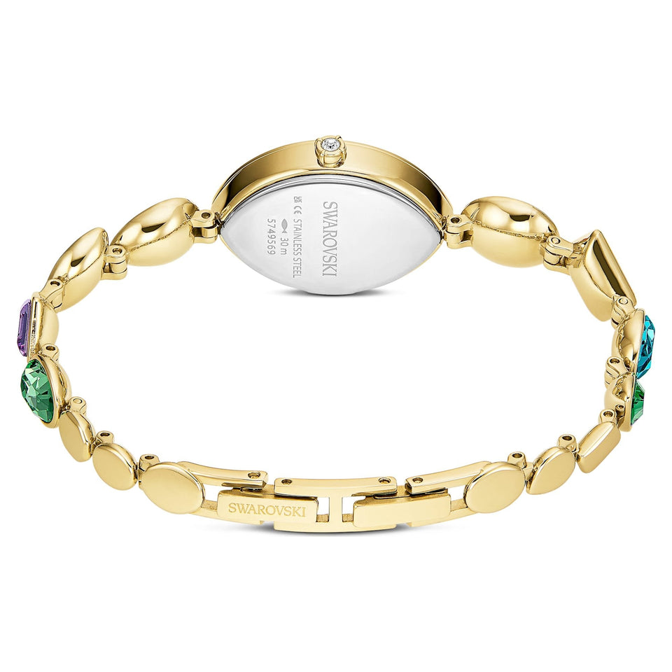 Swarovski Ladies Gema Multicoloured Crystal Bracelet Watch