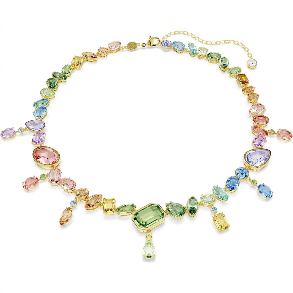 Swarovski Ladies Gema Multicoloured Stone Necklace