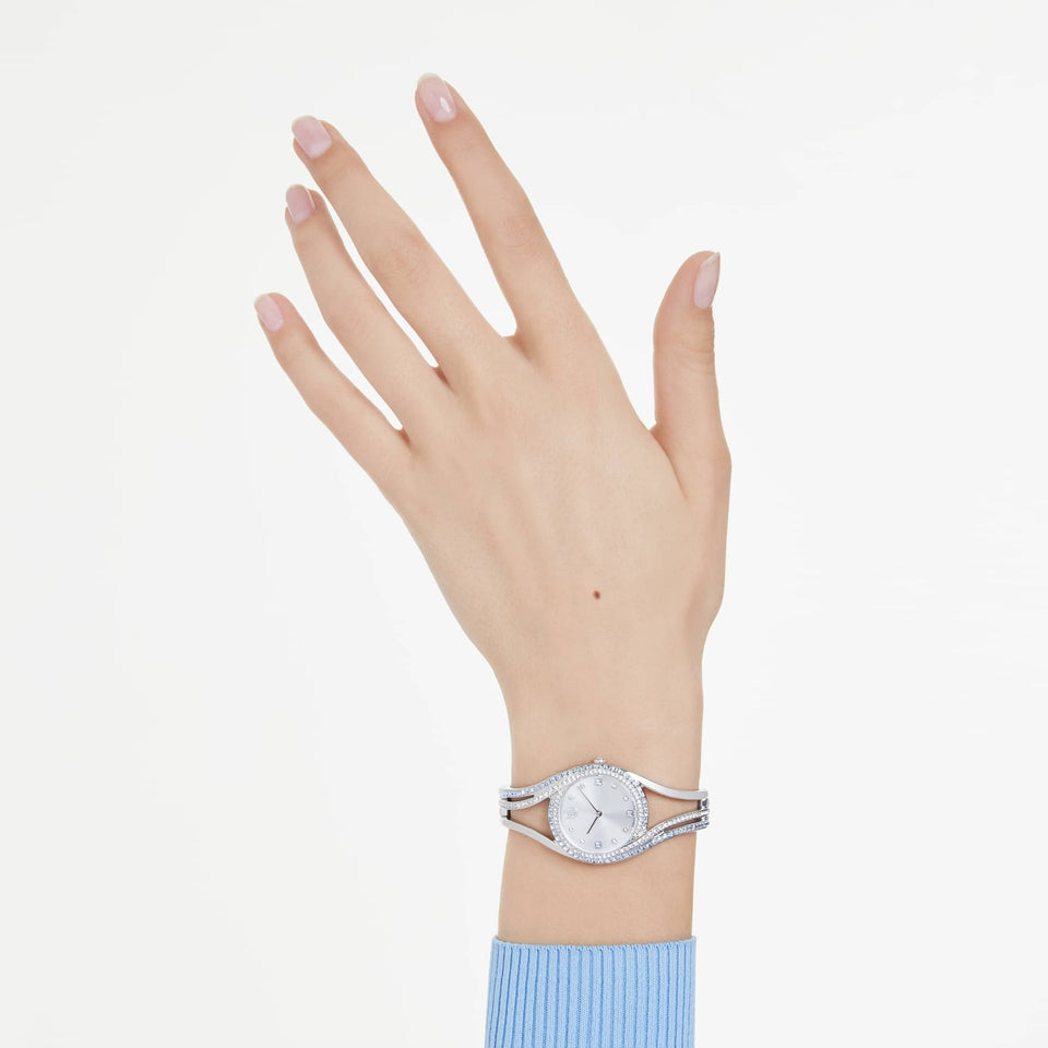 Swarovski Ladies Hyperbola Bangle Watch