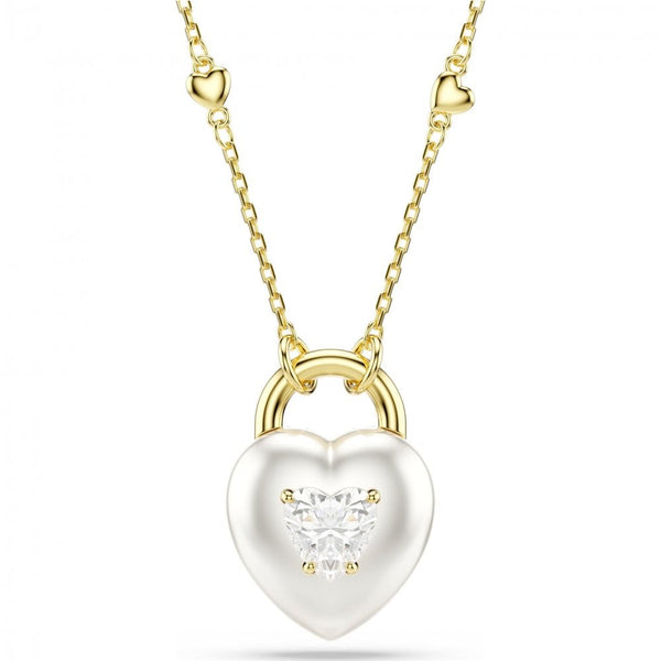 Swarovski Ladies Idyllia Heart Padlock Necklace