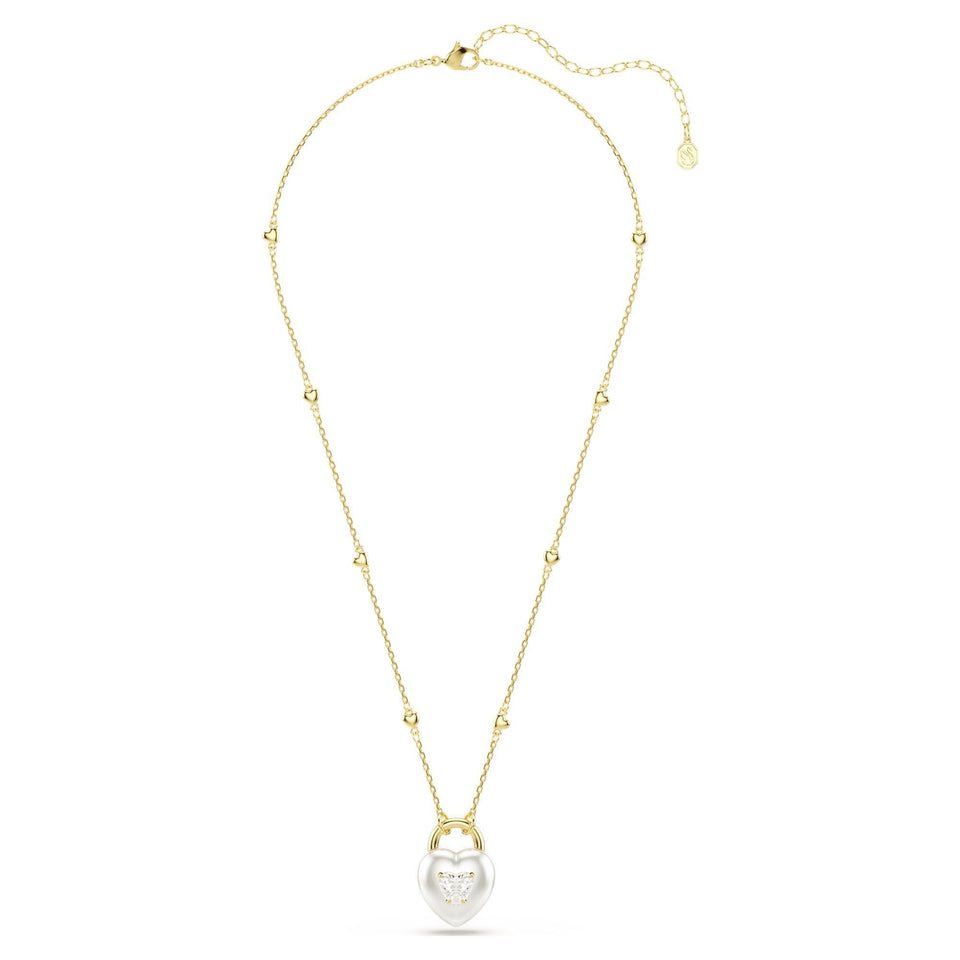 Swarovski Ladies Idyllia Heart Padlock Necklace