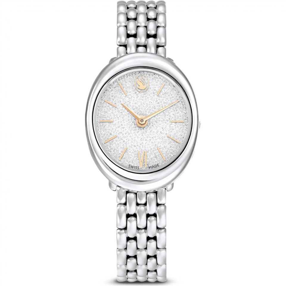 Swarovski Ladies Imber Silver Tone Oval Watch