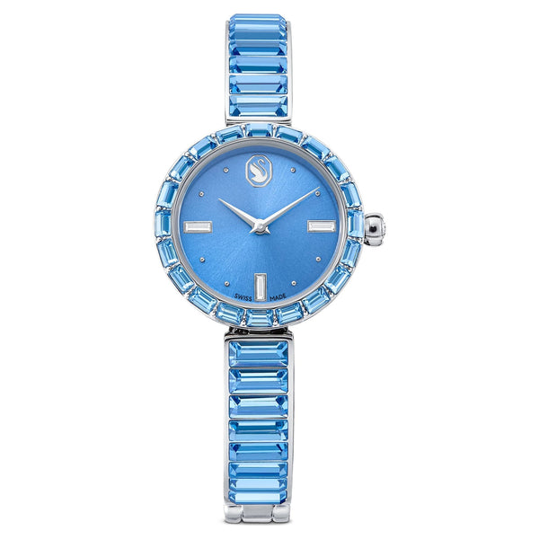 Swarovski Ladies Matrix Blue Bangle Watch