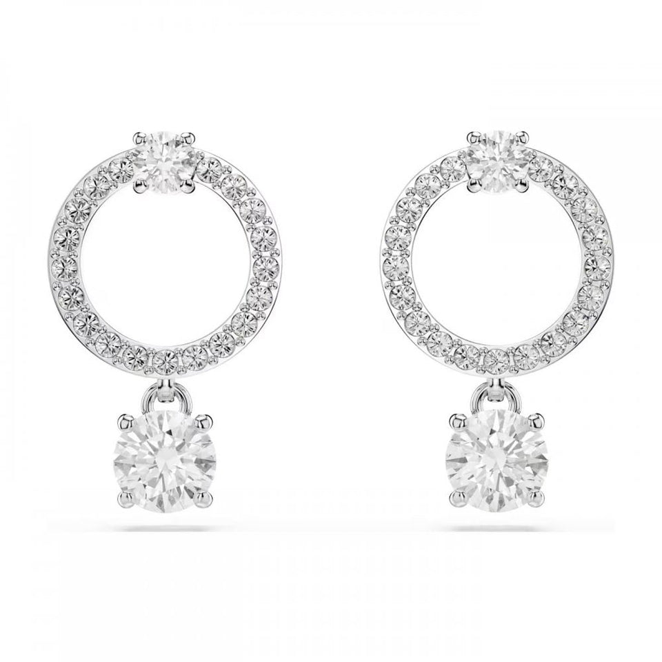 Swarovski Ladies Mesmera Constella Circle Earrings