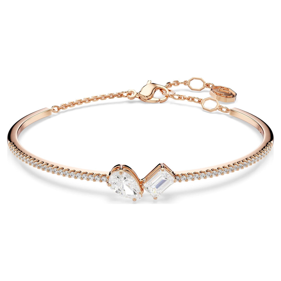Swarovski Ladies Mesmera Rose Gold Tone Banglet