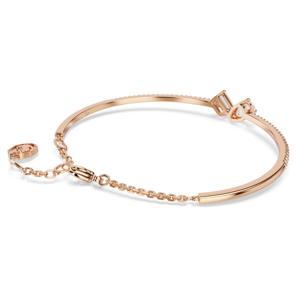 Swarovski Ladies Mesmera Rose Gold Tone Banglet