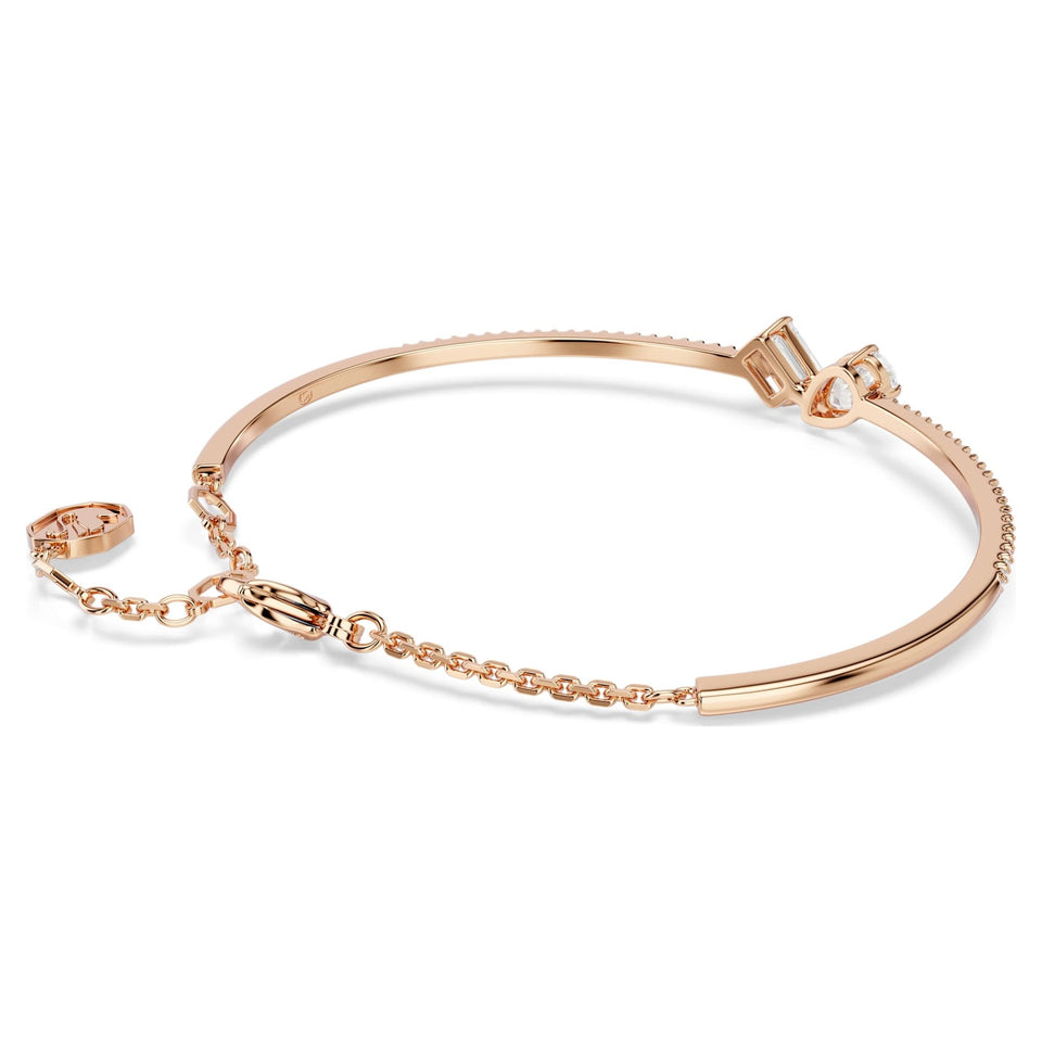 Swarovski Ladies Mesmera Rose Gold Tone Banglet