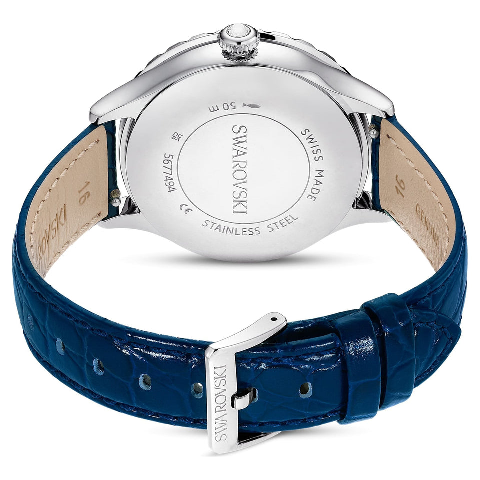 Swarovski Ladies Octea Navy Moon Watch