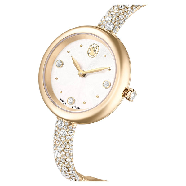 Swarovski Ladies Sublima Gold Tone Bangle Watch