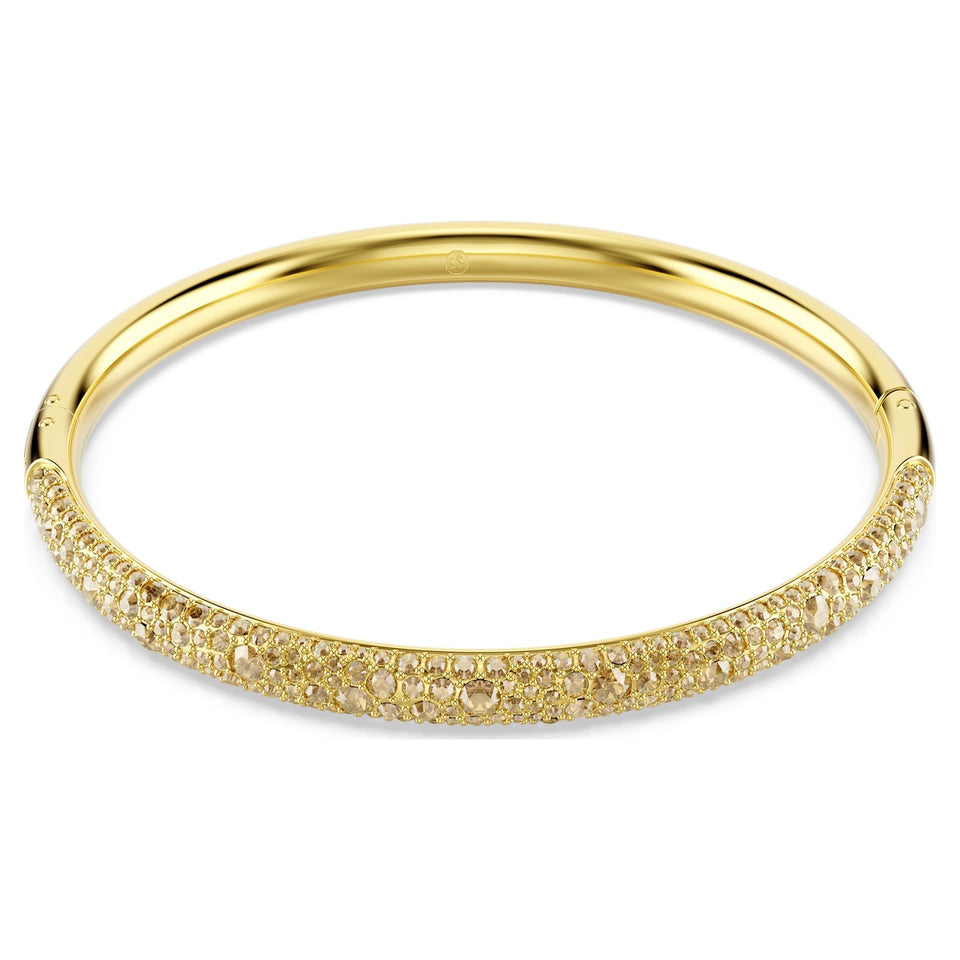 Swarovski Ladies Sublima Gold Tone Pave Bangle