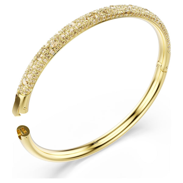 Swarovski Ladies Sublima Gold Tone Pave Bangle