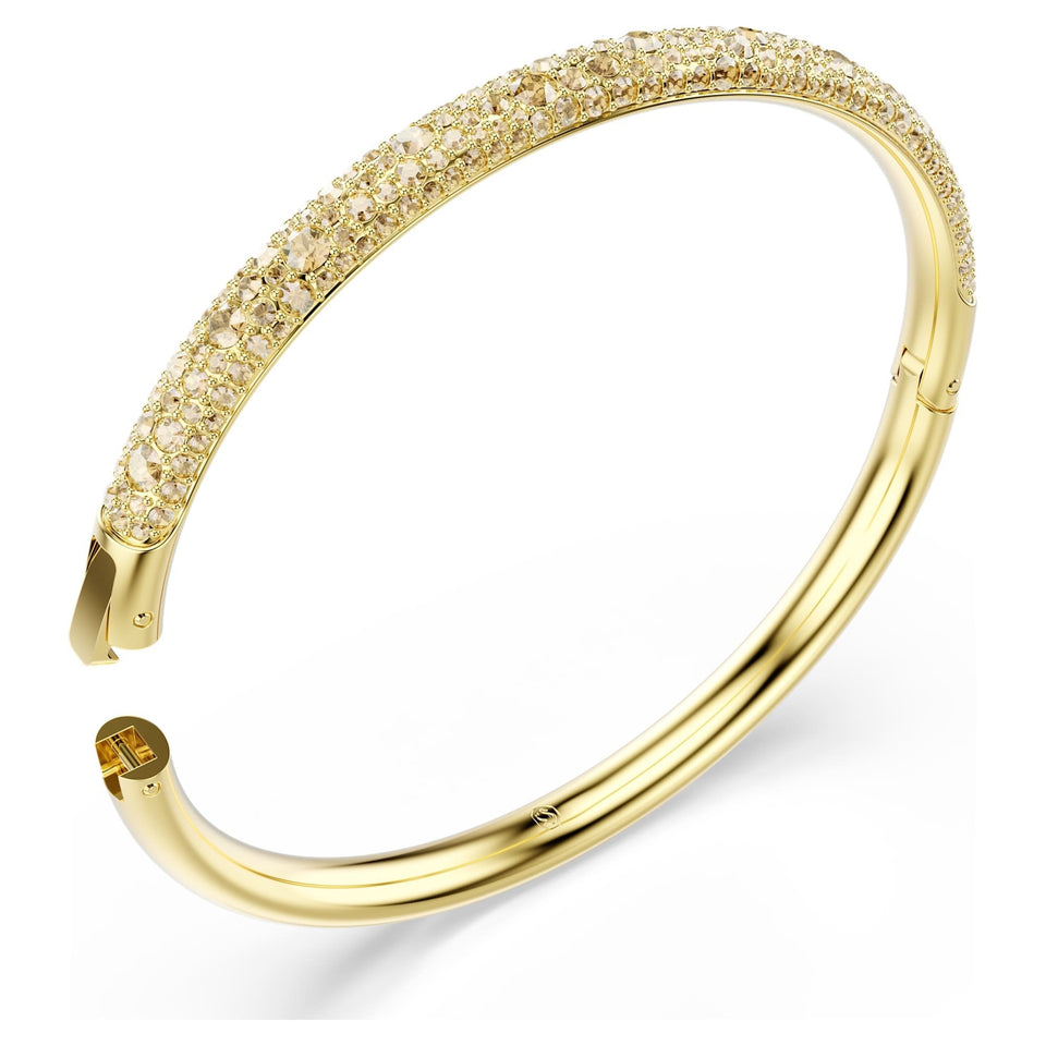 Swarovski Ladies Sublima Gold Tone Pave Bangle