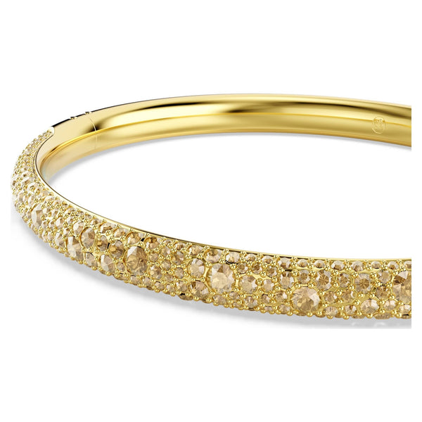 Swarovski Ladies Sublima Gold Tone Pave Bangle