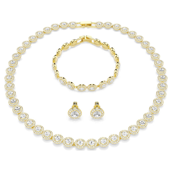 Swarovski Ladies Una Angelic Necklace, Bracelet & Earrings Set
