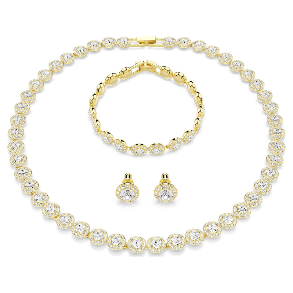 Swarovski Ladies Una Angelic Necklace, Bracelet & Earrings Set