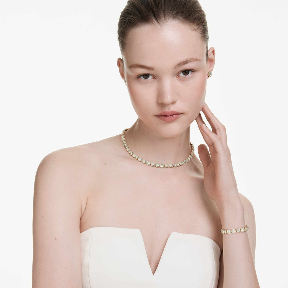 Swarovski Ladies Una Angelic Necklace, Bracelet & Earrings Set