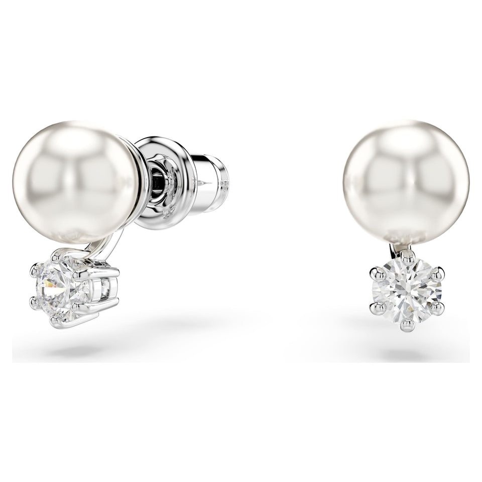 Swarovski Matrix Crystal & Pearl Necklace, Bracelet & Earring Set